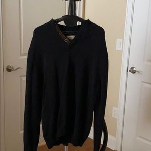 Black 1/4 Zip Men’s Sweater